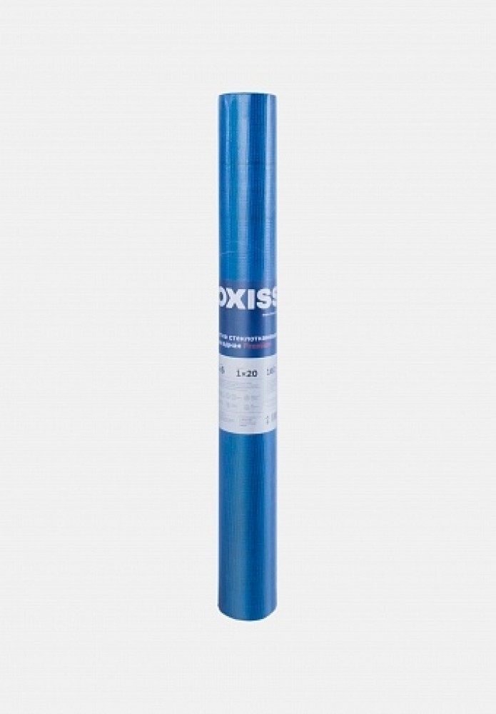 Сетка фасадная Oxiss 160 г/м2 с ячейкой 5х5 мм рулон 1х20 м