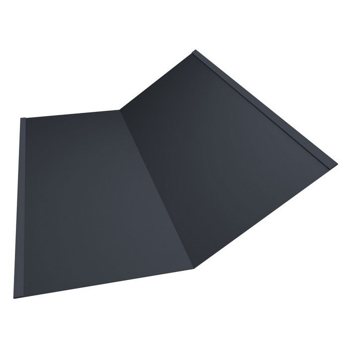 

Ендова нижняя Grand Line Satin Ral 7024 300х300 мм резка, Серый