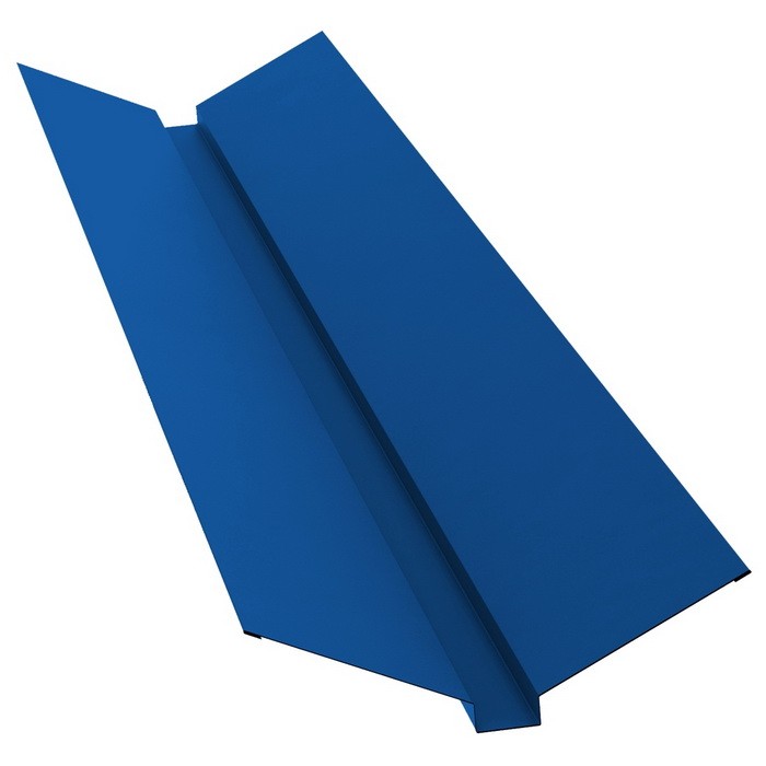 

Ендова верхняя Grand Line Quarzit lite Ral 5005 115х30х115 мм резка, Синий