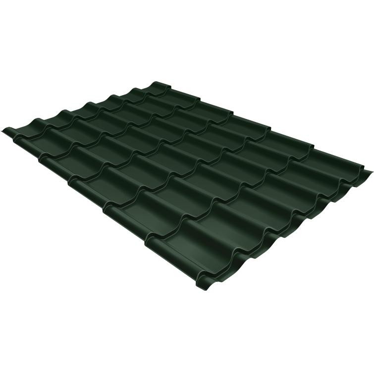 

Металлочерепица Grand Line Classic Quarzit light 0,5 мм RR 11 резка, Зеленый