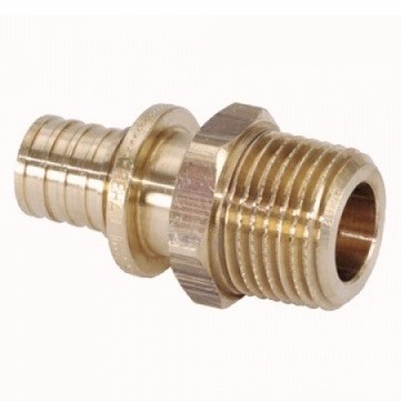 

Переходник латунный Rehau MX 25-R 3/4 дюйма с наружной резьбой, Золотой