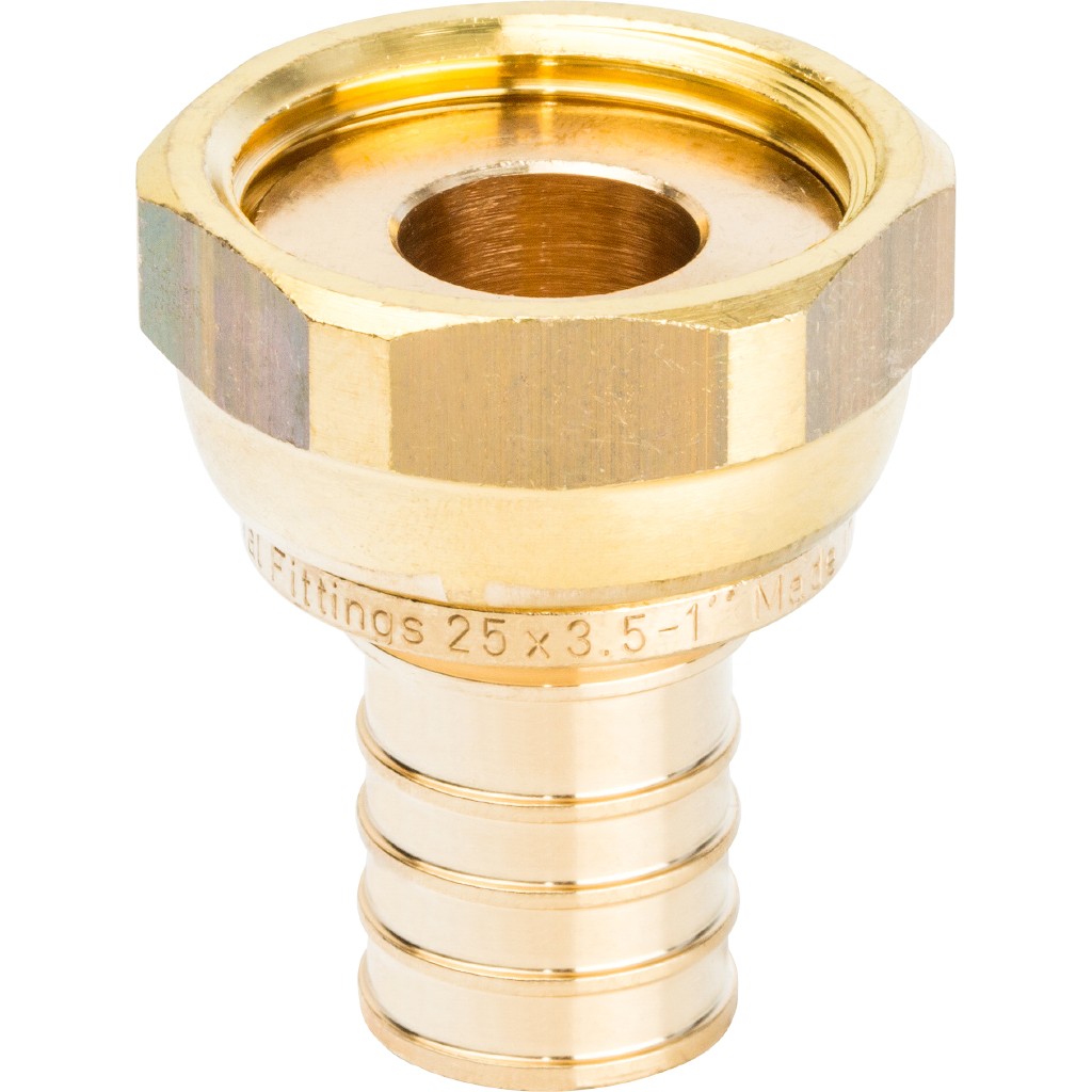 

Переходник с накидной гайкой Stout SFA-0019-002510 25 мм 1 дюйм с внутренней резьбой, Желтый