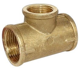 

Тройник латунный переходной 1х3/4х1" внутренняя резьба