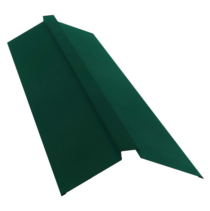 

Конек плоский Grand Line Velur20 Ral 6005 115х30х115 мм резка, Зеленый