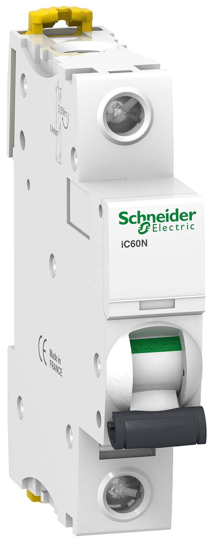 

1P Schneider Electric Acti 9 iC60N, 10А, C, Выключатель автоматический