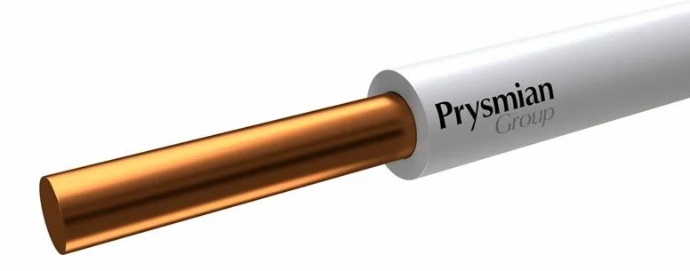 Провод ПВ-1 ПуВ установочный РЭК-Prysmian белый 1х2.5 мм2, цена .