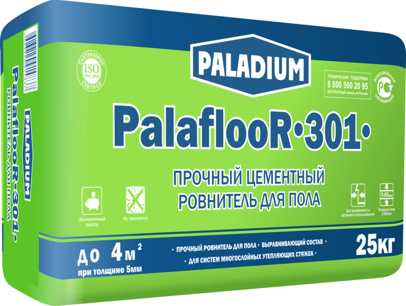 Paladium Palafloor-301 25 кг, ровнитель для пола