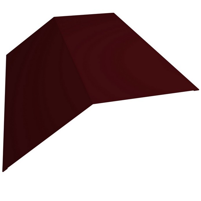 

Конек плоский Grand Line Satin Ral 3005 145х145 мм резка, Красный