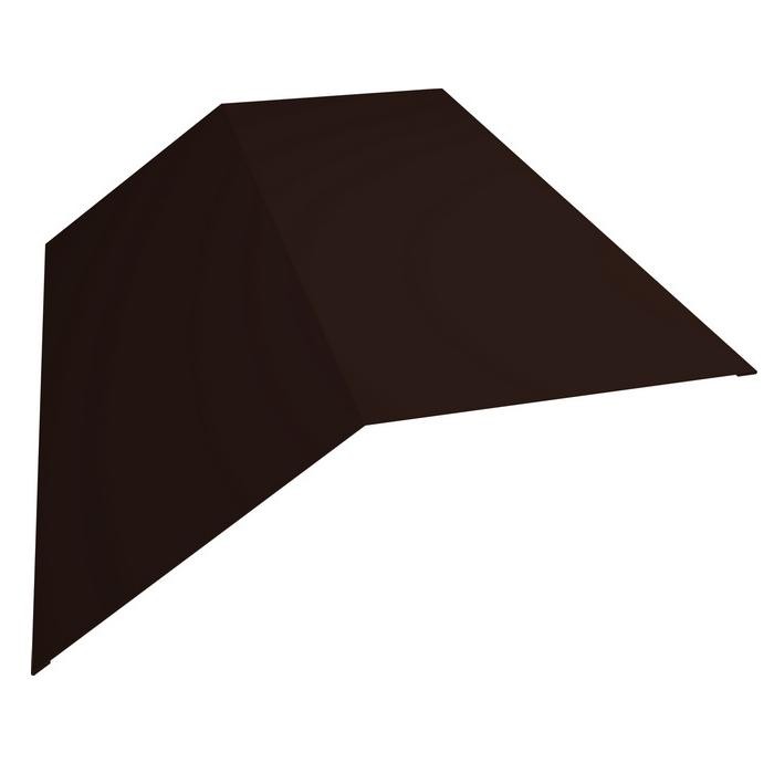 

Конек плоский Grand Line Satin Ral 8017 145х145 мм резка, Коричневый