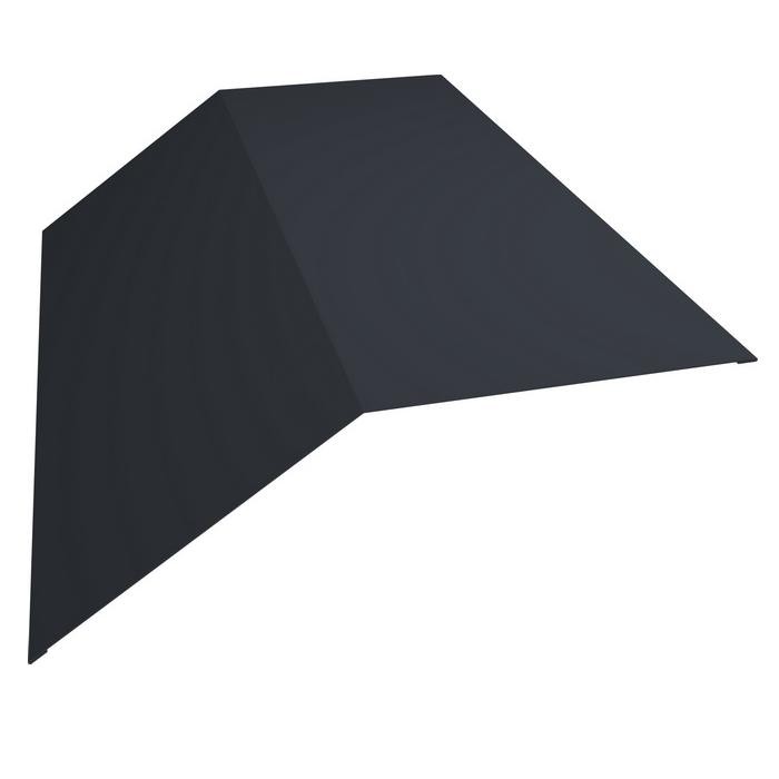 

Конек плоский Grand Line Atlas Ral 7024 145х145 мм резка, Серый