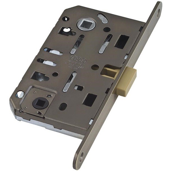 

Замок межкомнатный AGB Mediana Polaris WC B06102 античная бронза