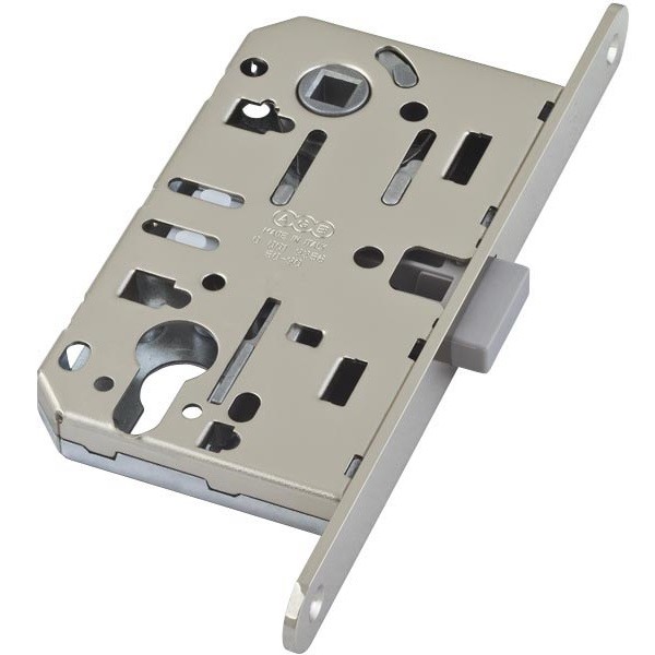 

Замок межкомнатный AGB Mediana Polaris B06103 матовый хром