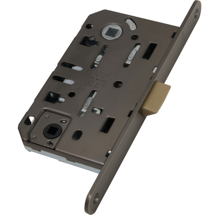 

Замок межкомнатный AGB Mediana Evolution WC B01102 античная бронза