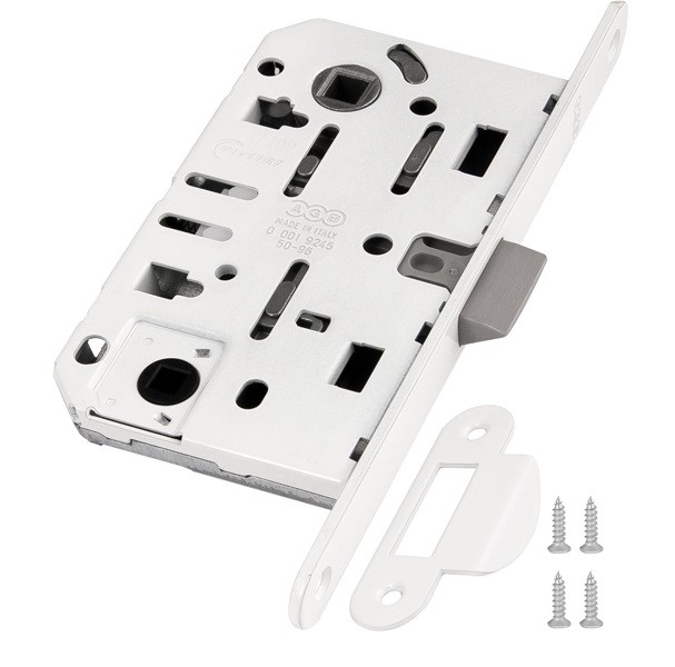 

Замок межкомнатный AGB Mediana Evolution WC B01102 белый