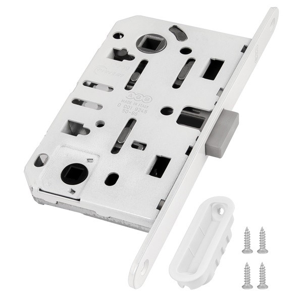 

Замок межкомнатный AGB Mediana Polaris WC B06102 белый