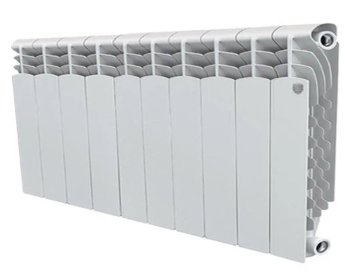 

Радиатор алюминиевый Royal Thermo Revolution 350 10 секций, Белый