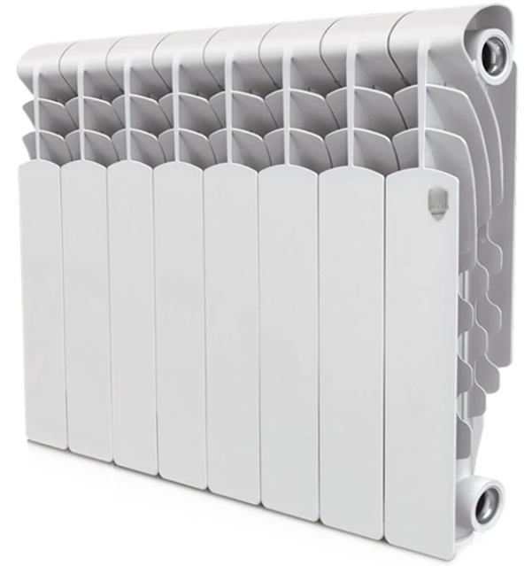 

Радиатор алюминиевый Royal Thermo Revolution 500 8 секций, Белый