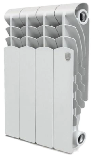 

Радиатор алюминиевый Royal Thermo Revolution 350 4 секции, Белый