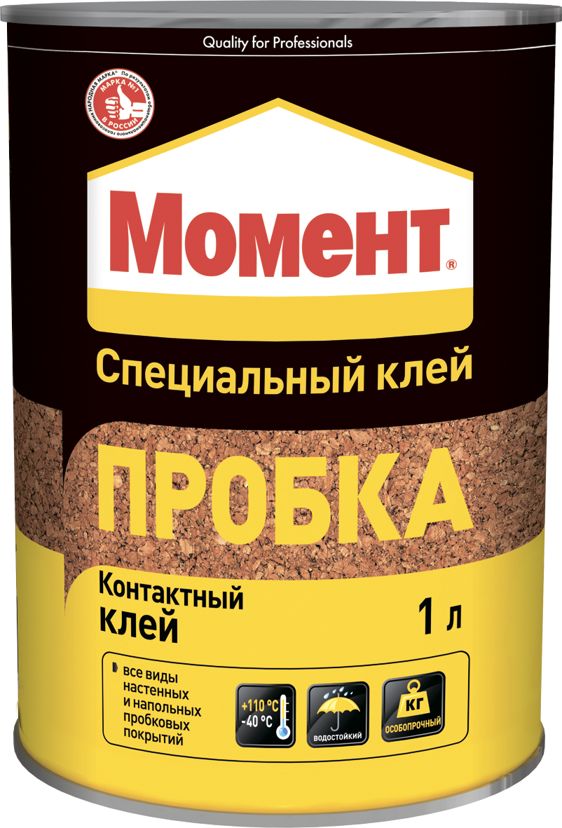 

Момент Пробка, 1 л, Клей для пробковых покрытий