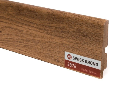 

Плинтус МДФ Kronopol P85 3876 caribbean oak 2500х85х16 мм, Коричневый