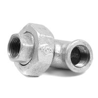 

Американка чугунная оцинкованная прямая угловая 20 3/4" ЕЕ ВР-НР