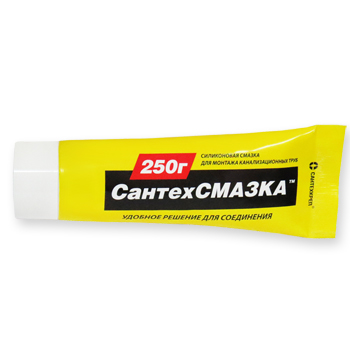 

Смазка силиконовая СантехСмазка 250 г, Прозрачный