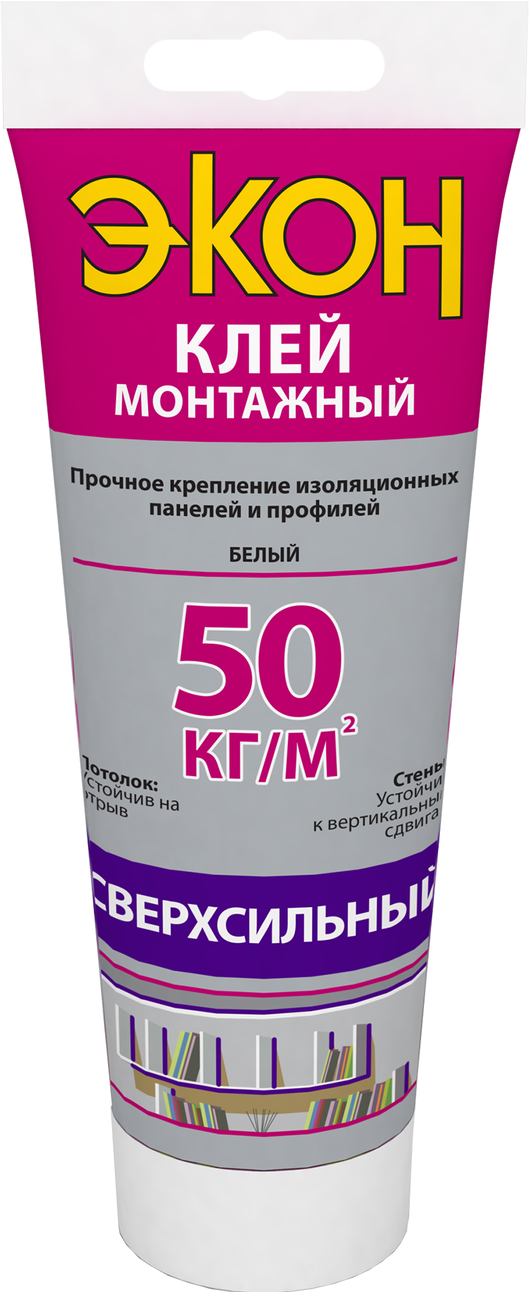 

Экон 200 г, Жидкие гвозди универсальные Сверхсильный, Белый