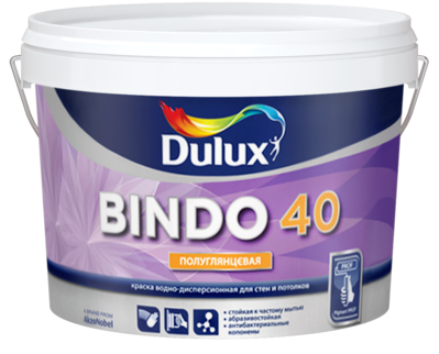 

Краска для стен и потолков Dulux Professional Bindo 40 база BW белая 9 л, Белый