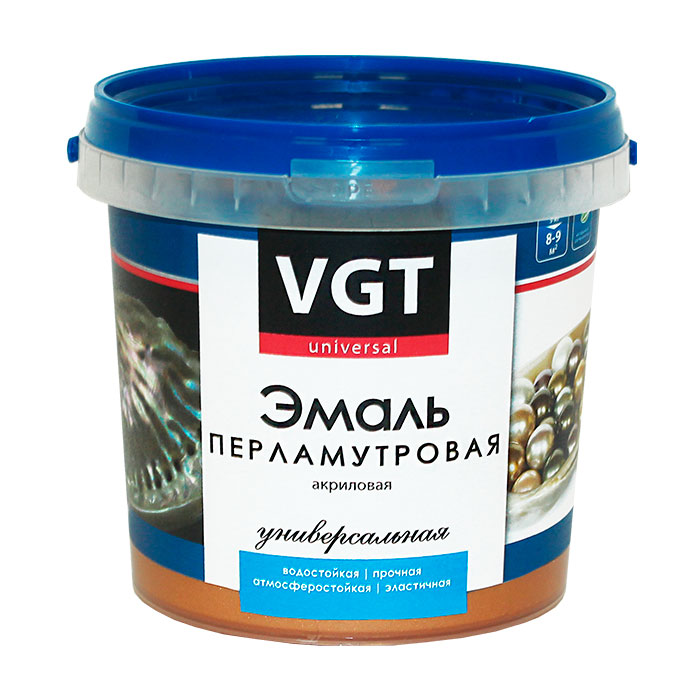 

Эмаль акриловая универсальная VGT ВД-АК-1179 бронза 1 кг