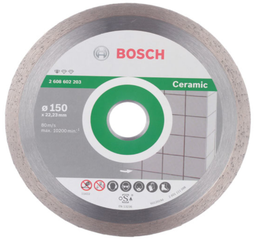 

Диск алмазный по керамике Bosch Professional 150х22.2х1.6 мм