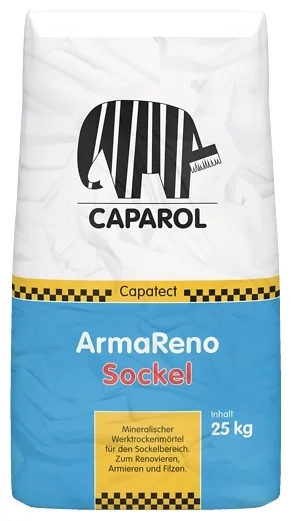 Caparol Capatect ArmaReno Sockel, 25 кг, Штукатурка минеральная