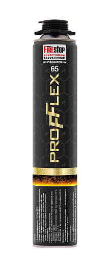 Profflex Firestop 65, 850 мл, Пена монтажная профессиональная огнестойкая