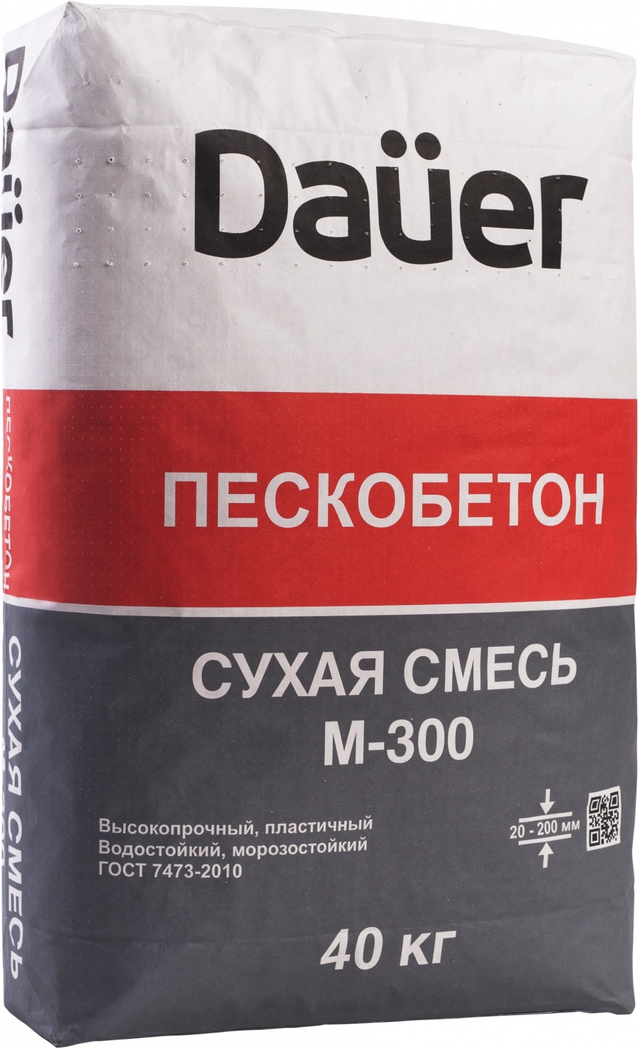 

Dauer М300, 40 кг, Пескобетон, Серый