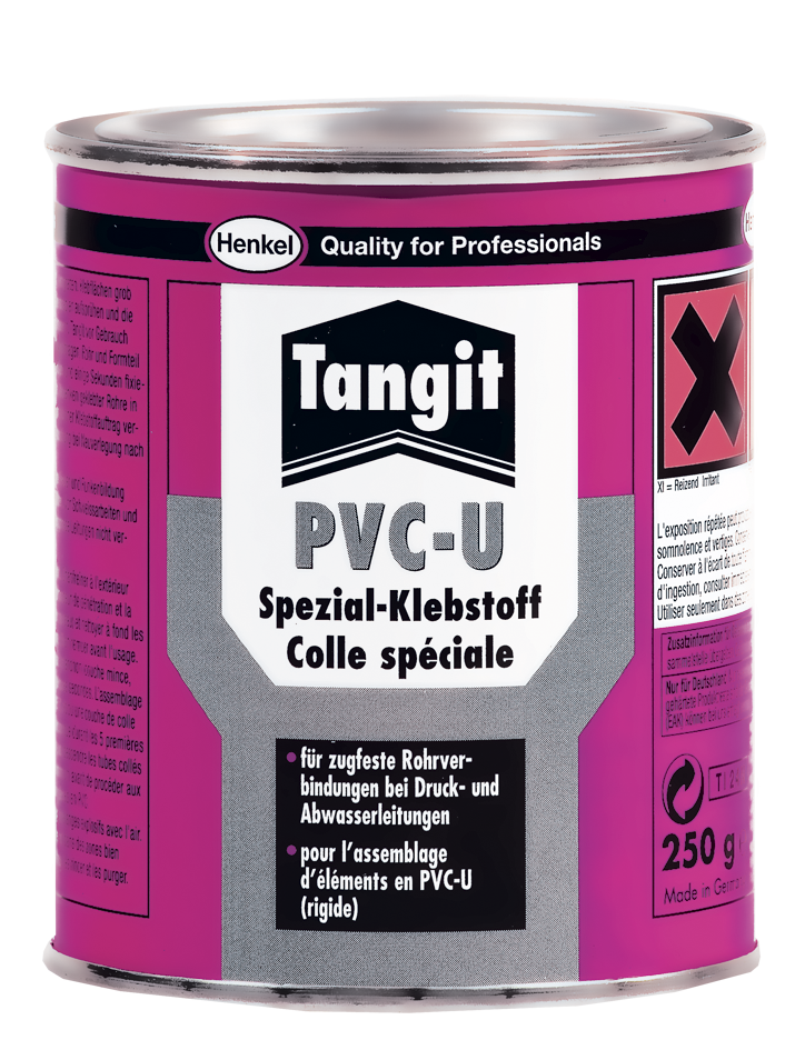 

Tangit PVC-U 250 г, Бытовой клей для труб из ПВХ