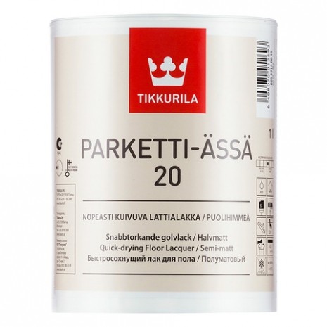 Купить Лак Tikkurila Parketti Assa полуматовый 5 л
