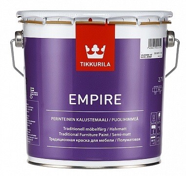Купить Краска для мебели Tikkurila Empire основа C полуматовая 2,7 л
