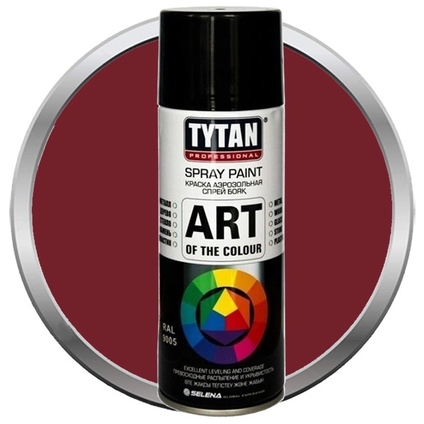 Купить Краска акриловая Tytan Professional Art of the colour аэрозольная красное вино 3005 400 мл