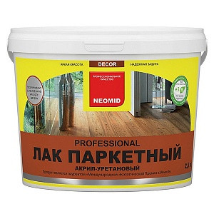

Лак паркетный "Parquet" полуматовый, акрил-уретановый /Neomid 5 л