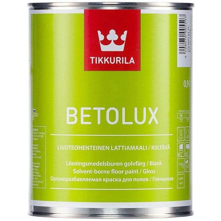 Купить Краска для пола Tikkurila Betolux C 0,9 л