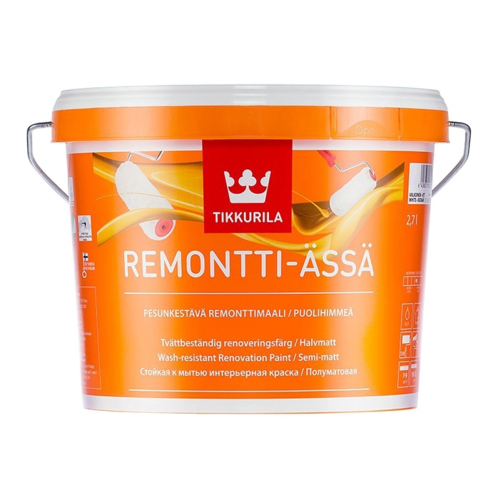 Купить Краска для интерьеров Tikkurila Remontti Assa C 2,7 л
