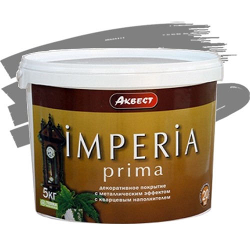 Акриловое декоративное покрытие Аквест Imperia Prima Silver 5кг