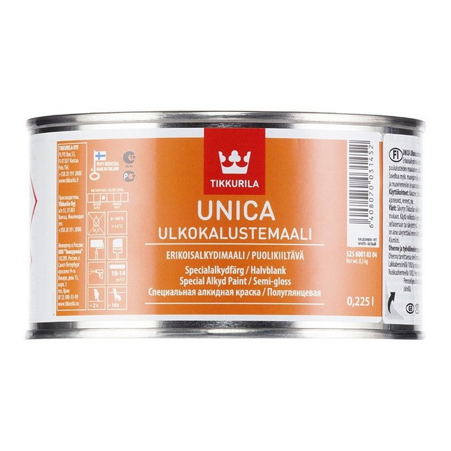 Купить Краска алкидная Tikkurila Unica основа С 0,225 л