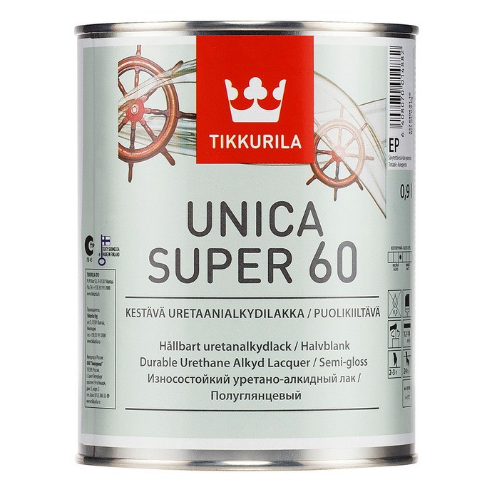 Купить Лак Tikkurila Unica Super EP полуглянцевый 2,7 л