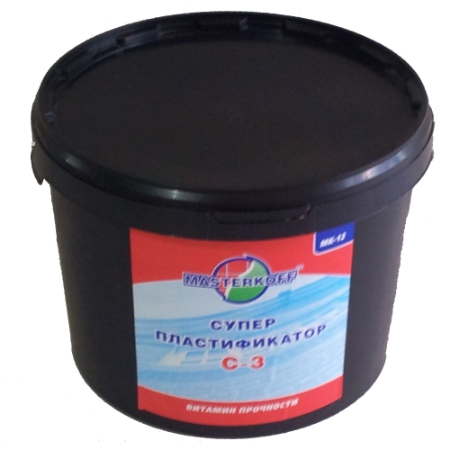 

Пластификатор Мастеркофф С-3 10 л, Прозрачный