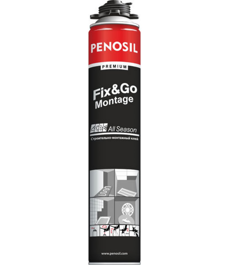 Купить Пена-клей Penosil Premium Fix&Go Montage 750 мл