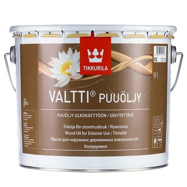 Купить Масло Tikkurila Valtti Puuoljy бесцветный 9 л