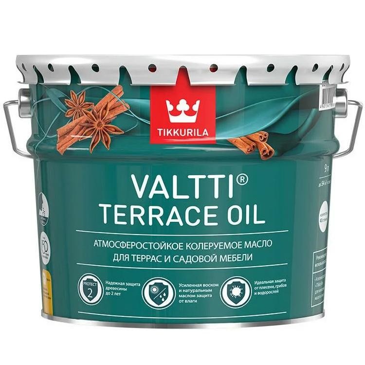 Купить Масло Tikkurila Valtti Terrace oil бесцветный 9 л