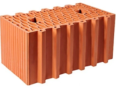 Купить Блок керамический ГКЗ Гжель 12.3 NF оранжевый 440х250х219 мм