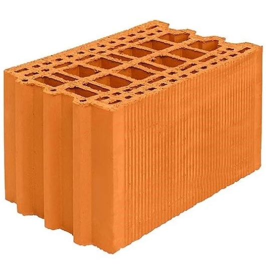 Блок керамический M100 Wienerberger Porotherm 25M оранжевый 375х250х219 мм