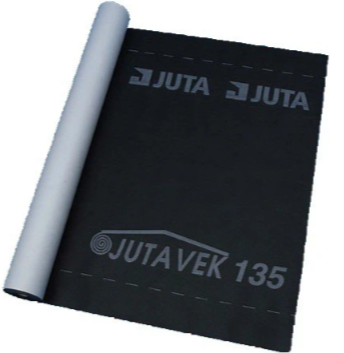 Мембрана ветрозащитная супердиффузионная Juta Ютавек 135 черная 50х1.5 м 75 м2